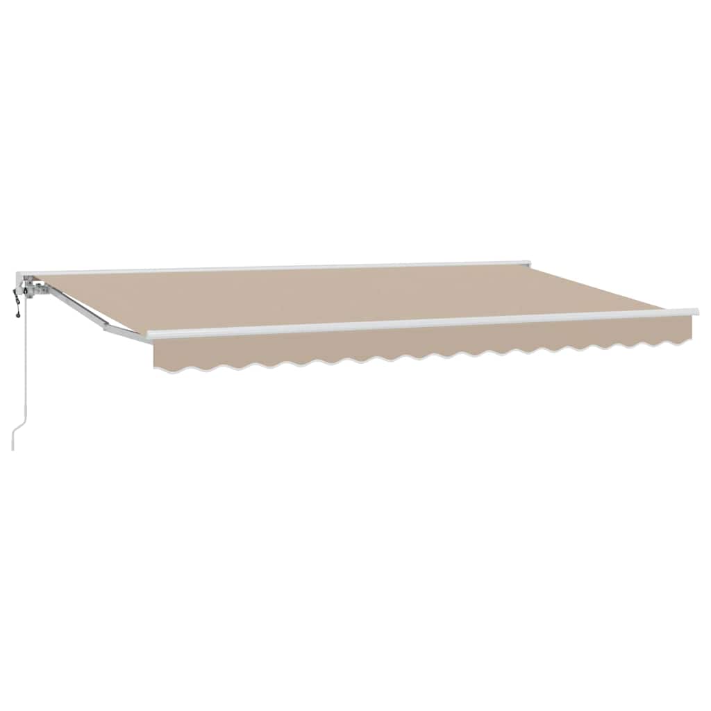 Napernyő keret Bézs 400 x 200 cm Poliészter PU bevonattal