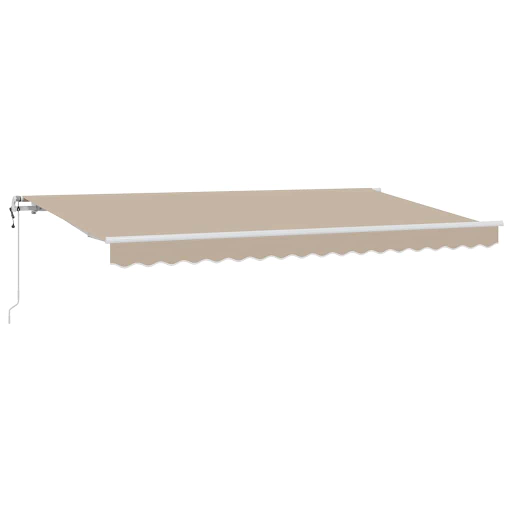 Behúzható napellenző Bézs 400 x 200 cm szövet