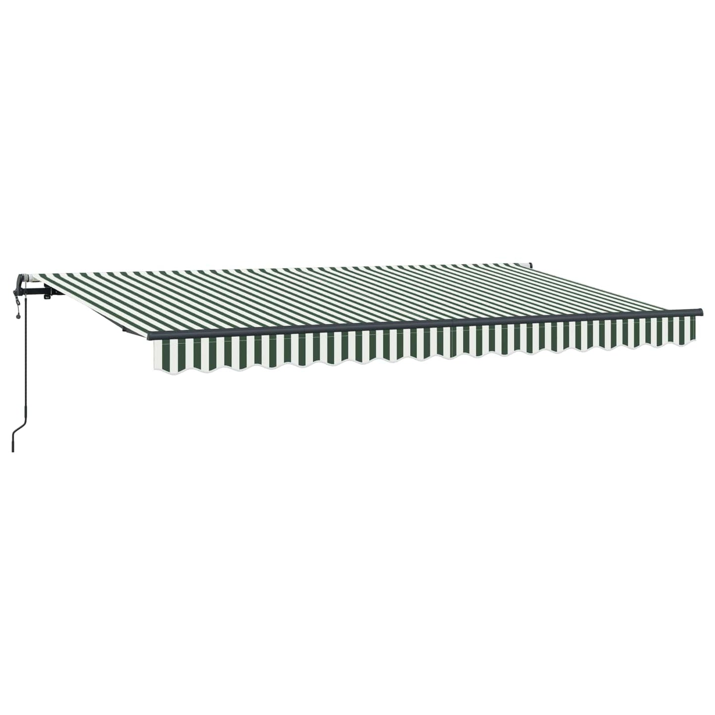 Behúzható napellenző Zöld 400 x 200 cm szövet