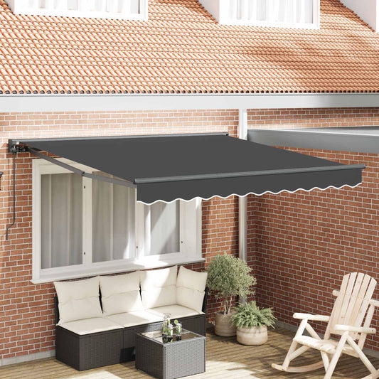 Napernyő keret Antracit 300 x 250 cm Poliészter PU bevonattal