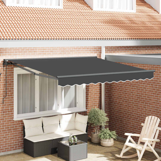 Napernyő keret Antracit 300 x 250 cm Poliészter PU bevonattal