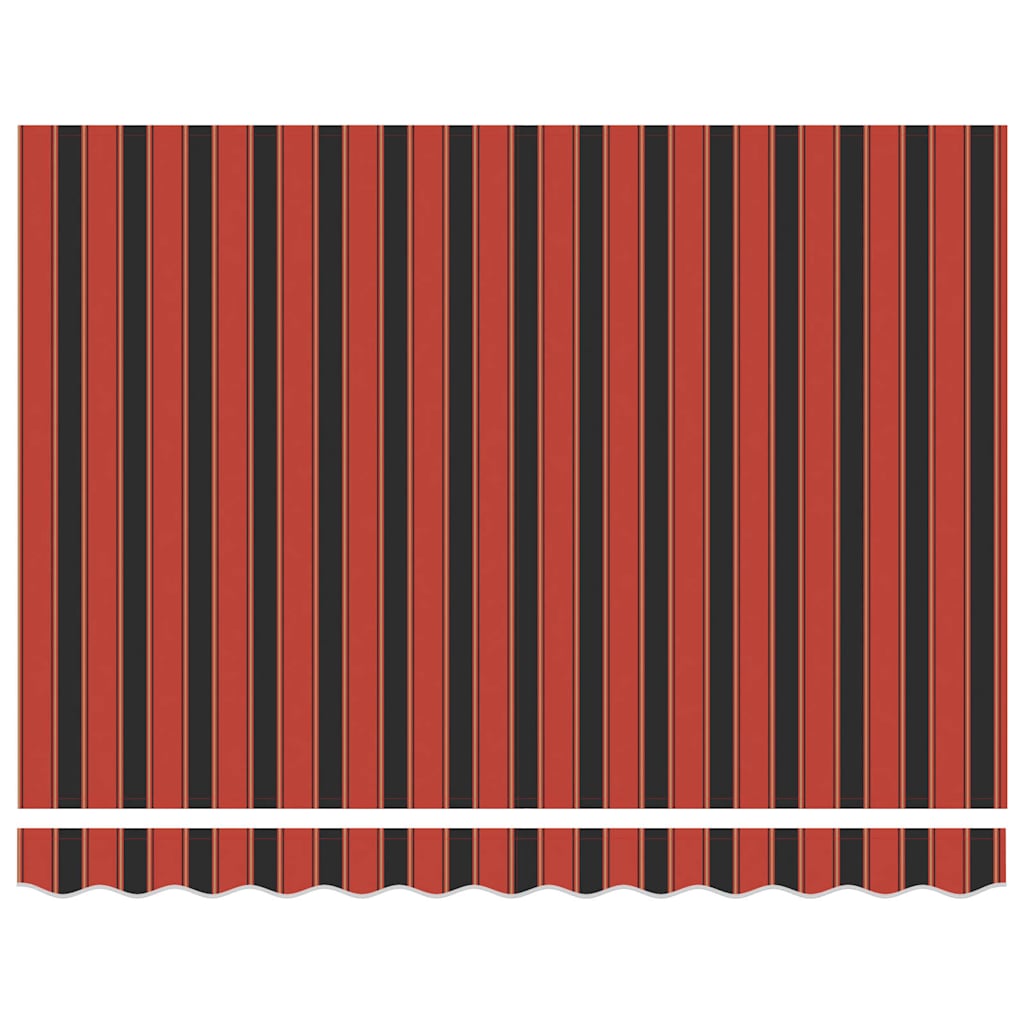 Behúzható napellenző narancssárga és barna 300 x 250 cm