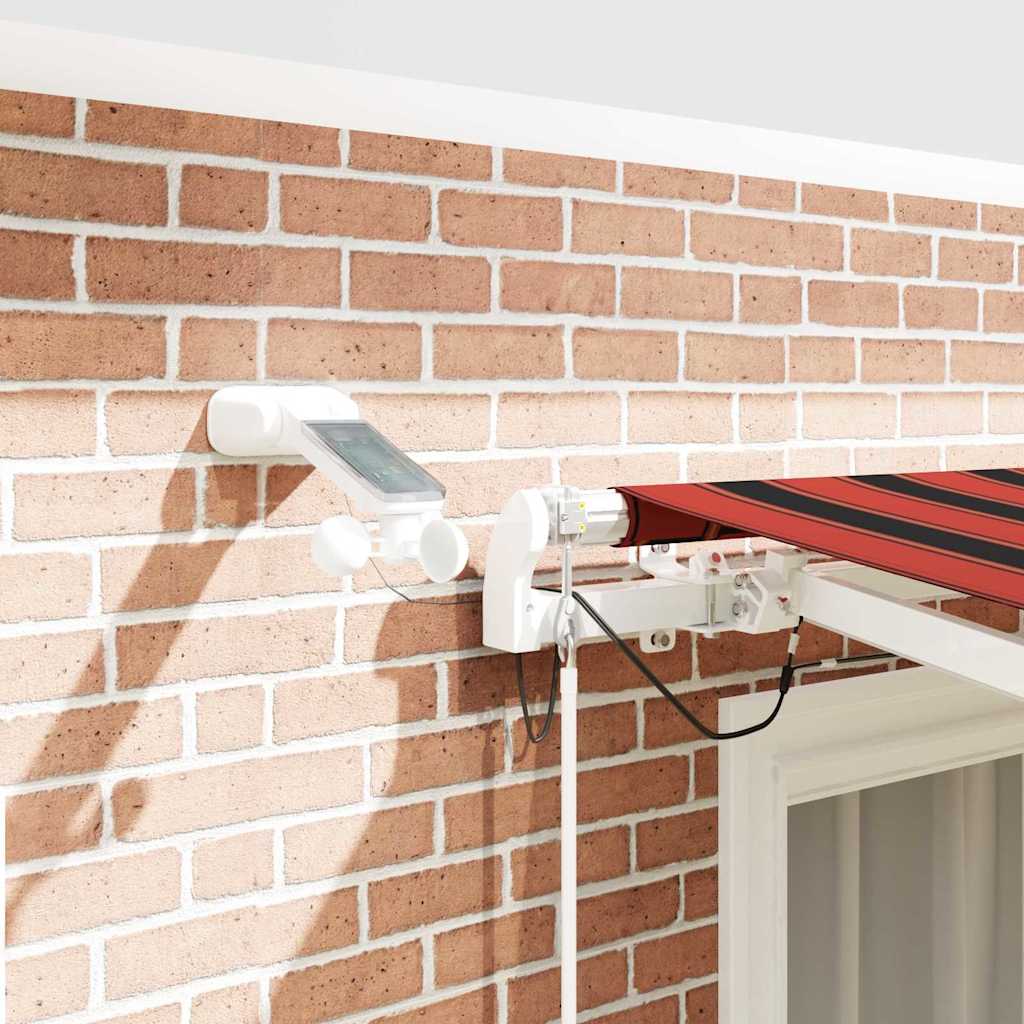 Behúzható napellenző Narancs és Barna 300 x 250 cm Poliészter