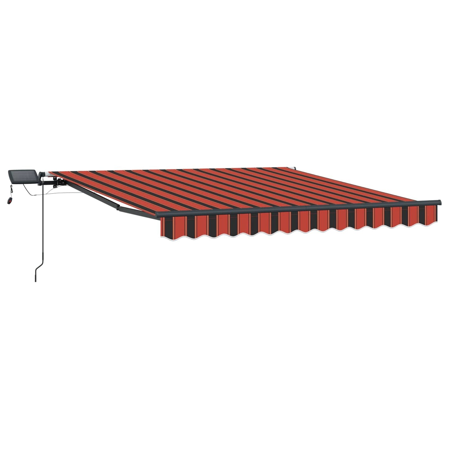Behúzható napellenző narancssárga és barna 300 x 250 cm