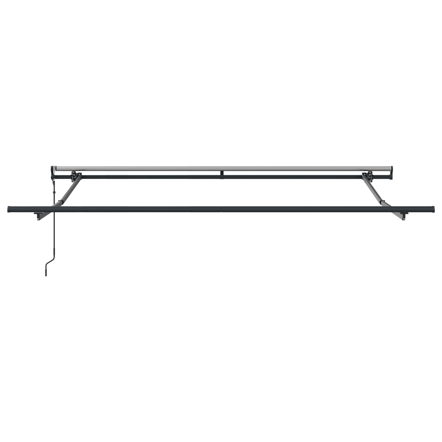 Behúzható napellenző Piros és Fehér 300 x 250 cm