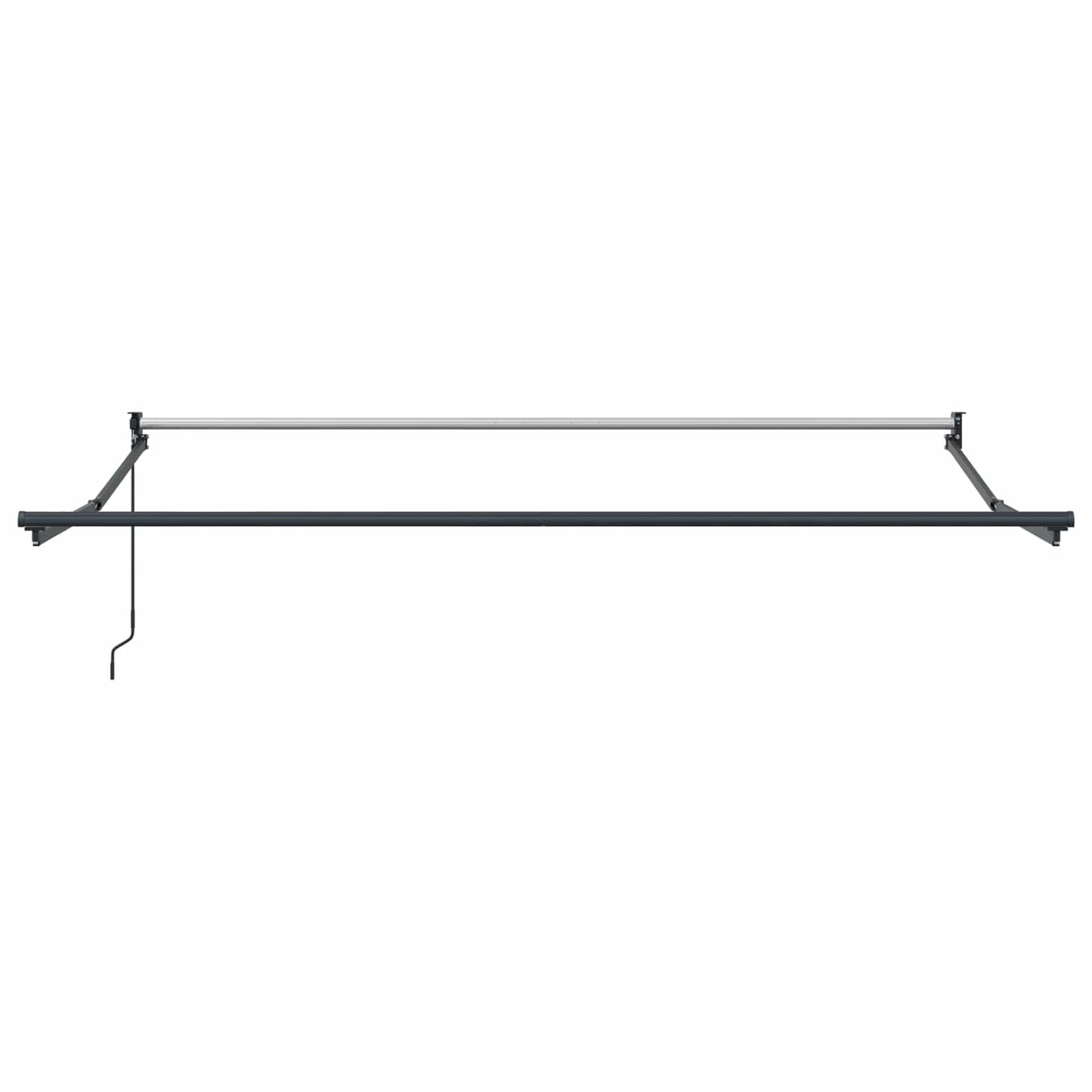Behúzható napellenző Piros és Fehér 300 x 250 cm