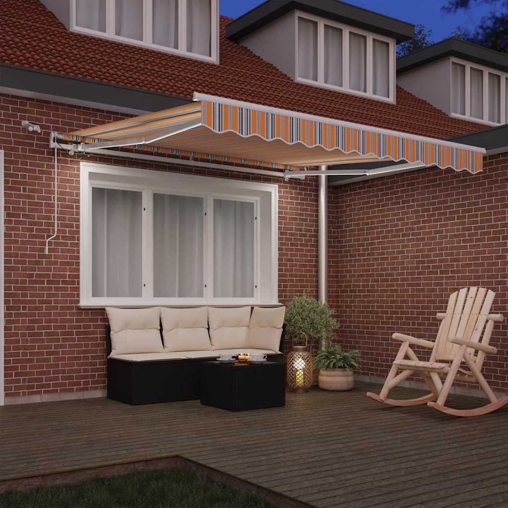 Behúzható napellenző Sokszínű 300 x 250 cm Poliészter