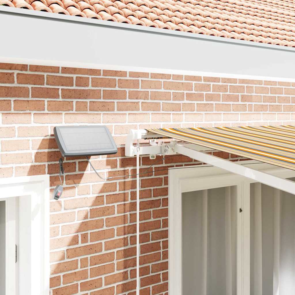 Behúzható napellenző Sokszínű 300 x 250 cm Szövet és Alumínium