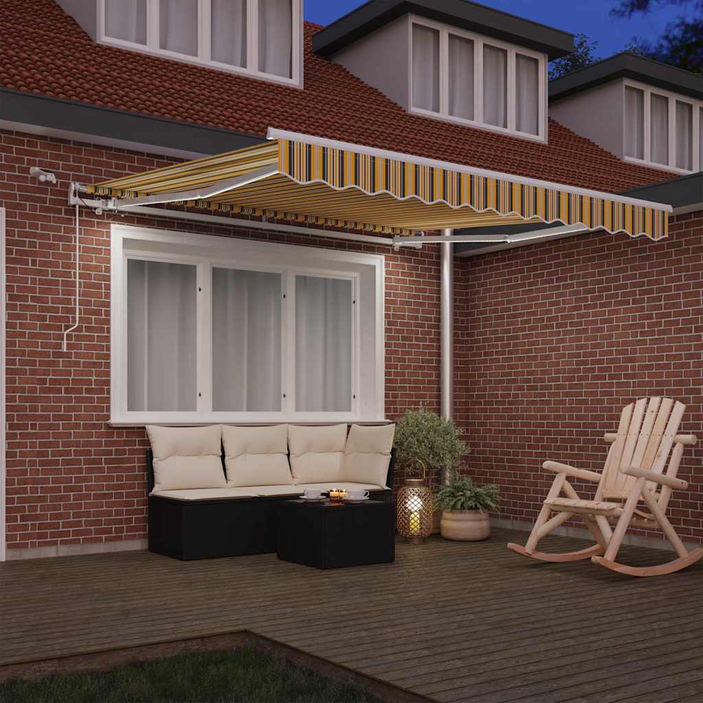 Behúzható napellenző Sokszínű 300 x 250 cm Poliészter