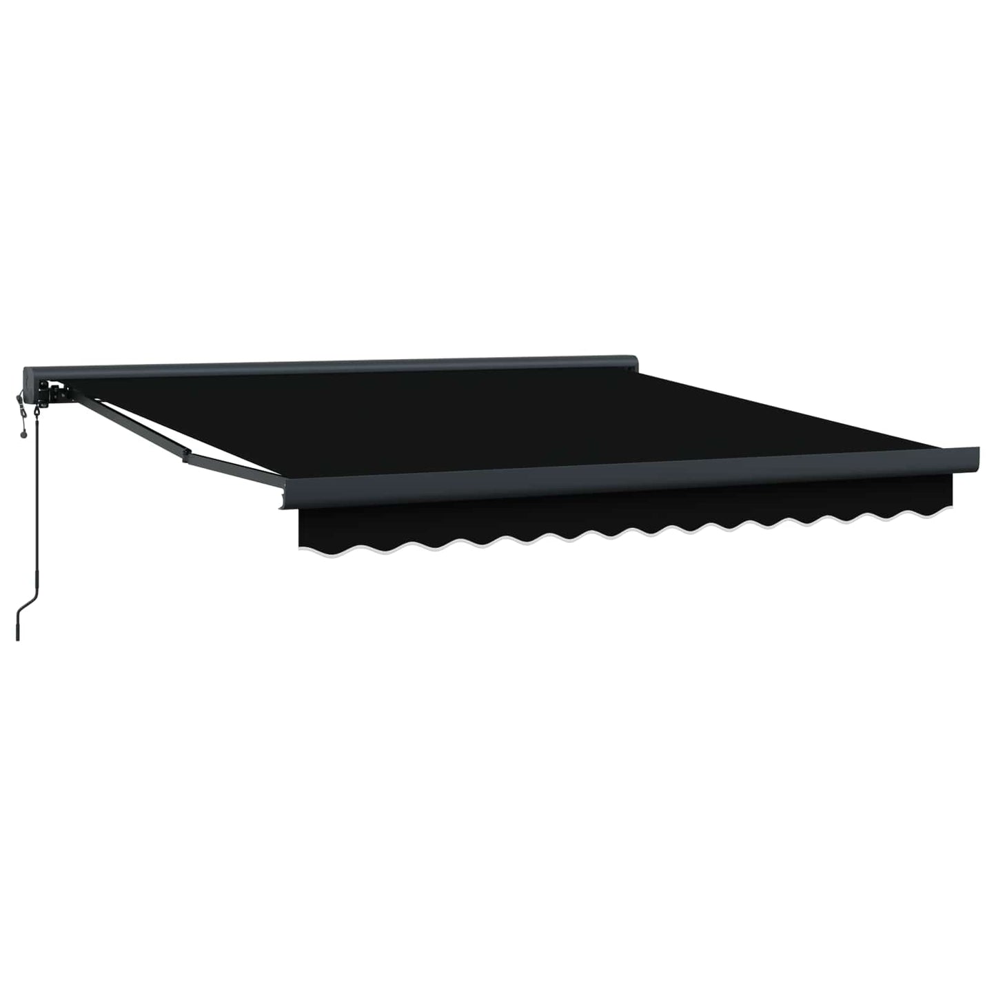 Behúzható napellenző Fekete 300 x 250 x 165 cm Szövet és Fém