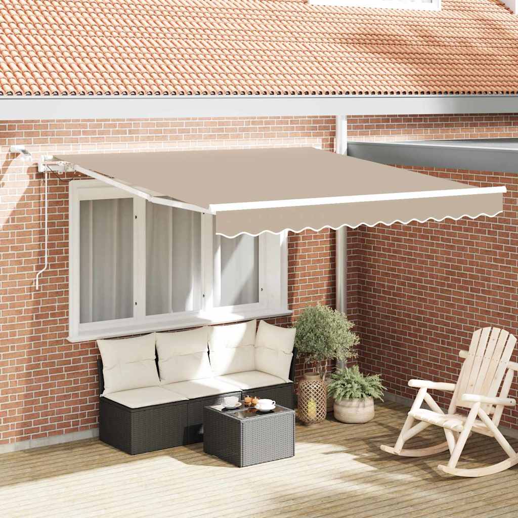 Napernyő Anyag Bézs 300 x 250 cm Poliészter