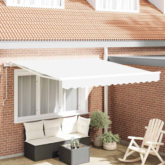 Elektromos Kihúzható Napernyő Fehér 300 x 250 cm
