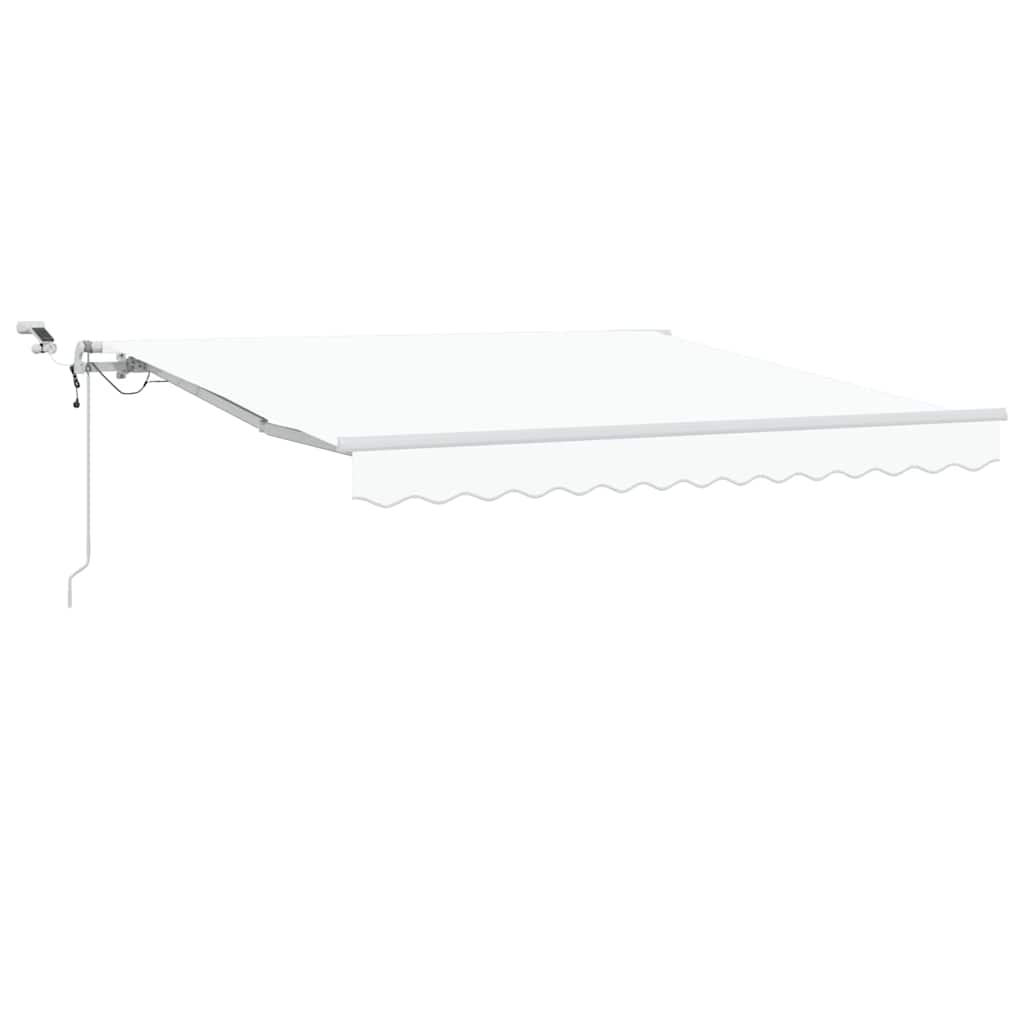 Behúzható napellenző Fehér 300 x 250 cm Poliészter