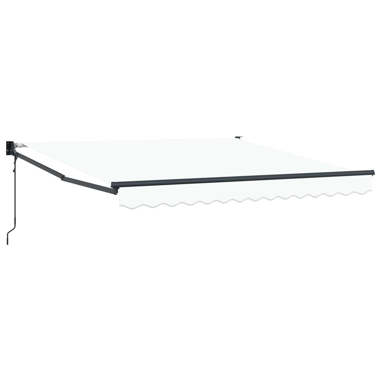 Behúzható napellenző Fehér 300 x 250 x 165 cm Poliészter és fém