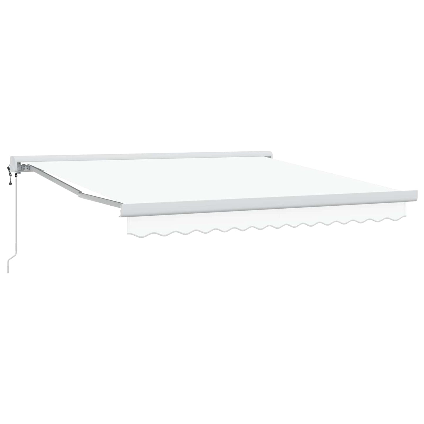 Behúzható napellenző Fehér 300 x 250 x 165 cm Szövet és Fém
