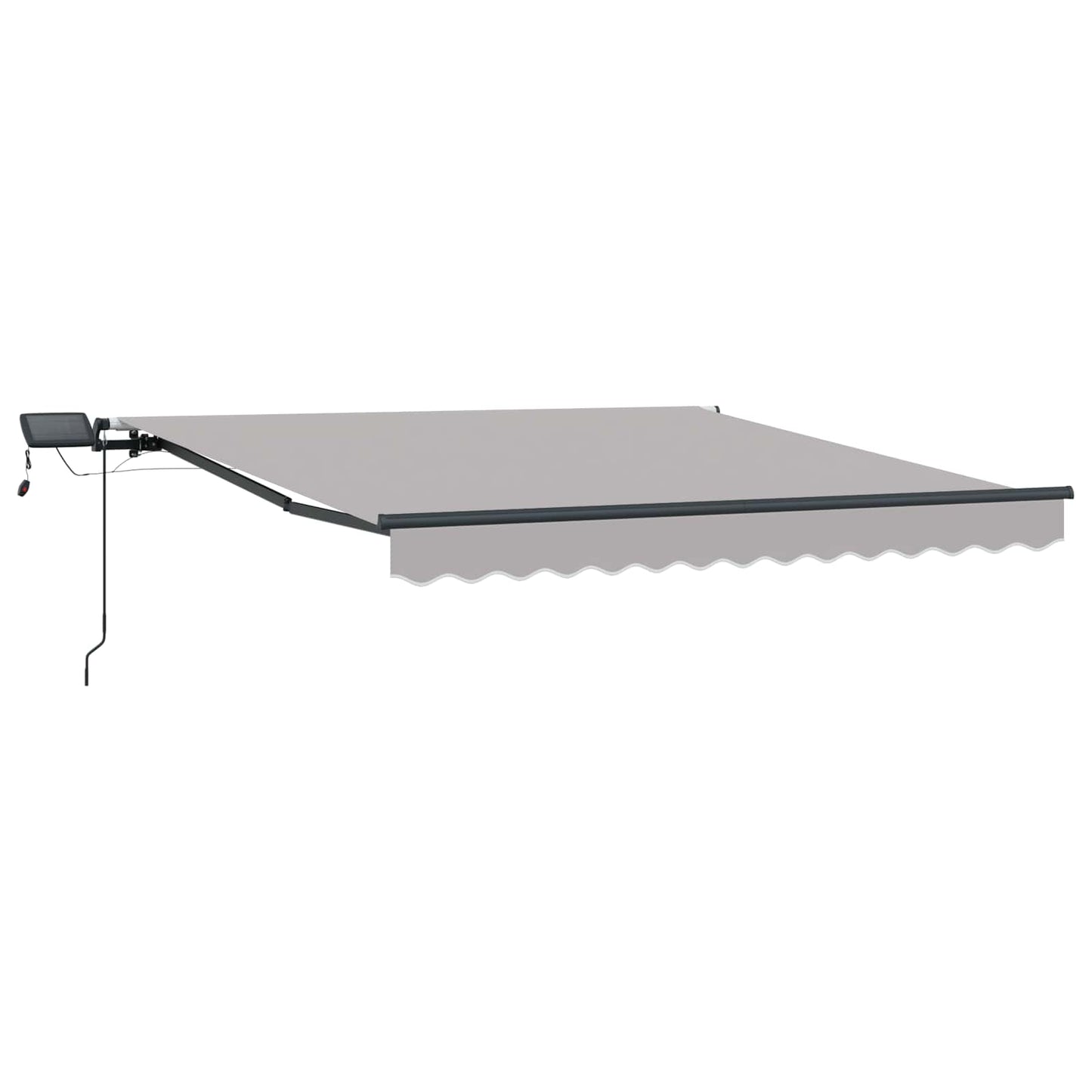 Behúzható napellenző Világosszürke 300 x 250 cm