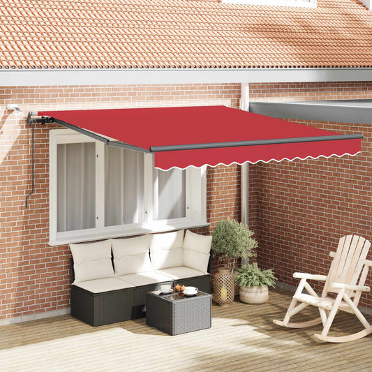 Napernyő Anyag Piros 300 x 250 cm Poliészter