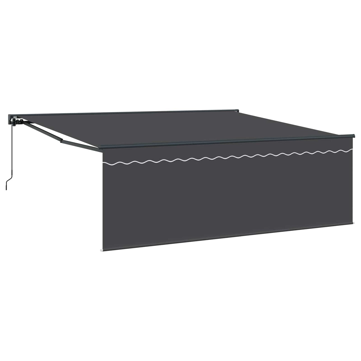 Napernyő keret Sárga és Fehér 350 x 250 cm