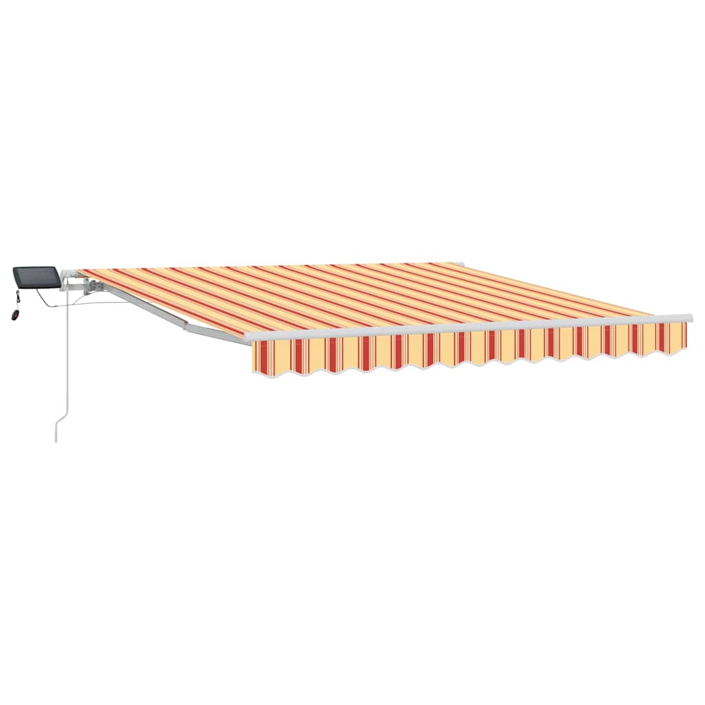 Behúzható napellenző Sárga és narancs 350 x 250 cm