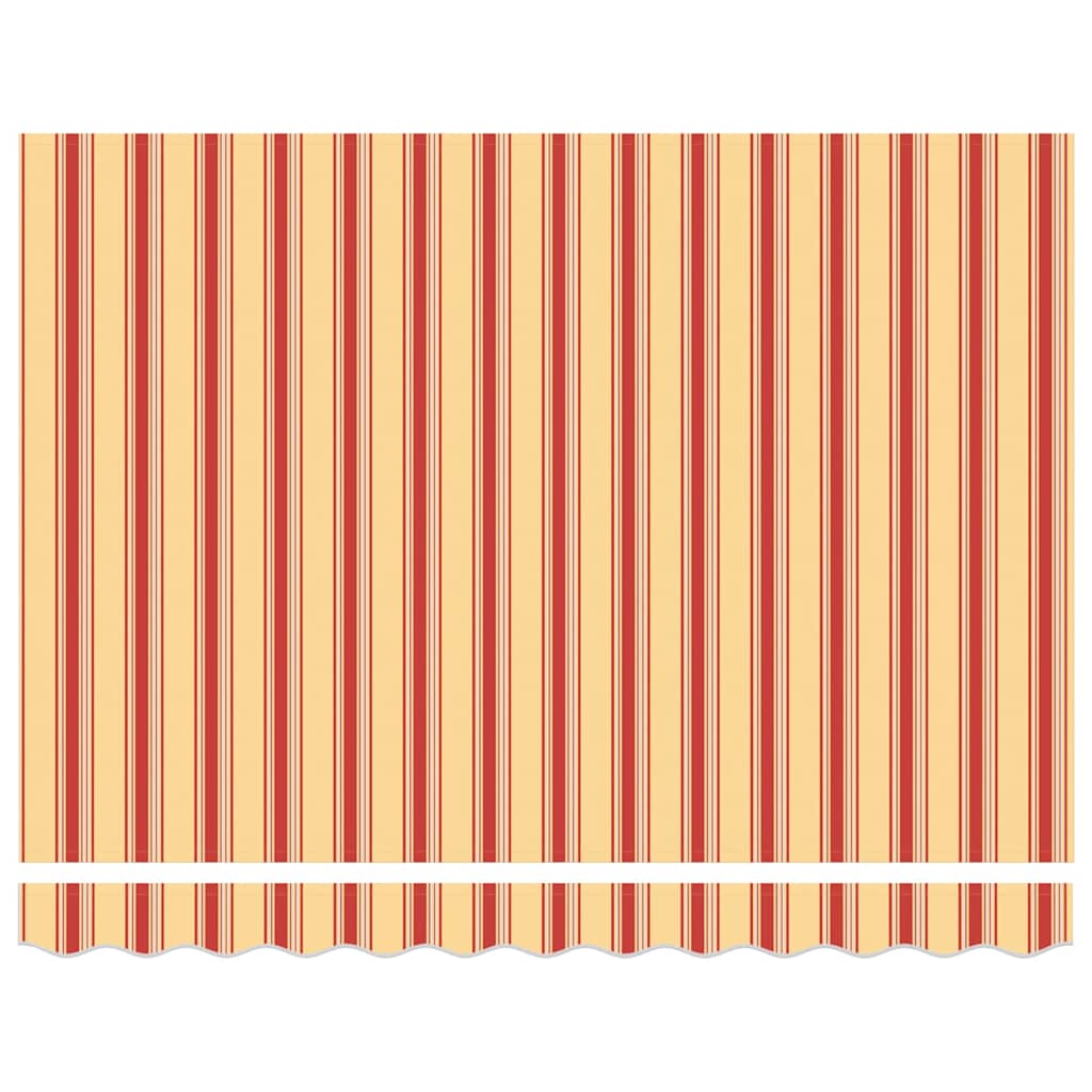 Behúzható napellenző Sárga és narancs 350 x 250 cm