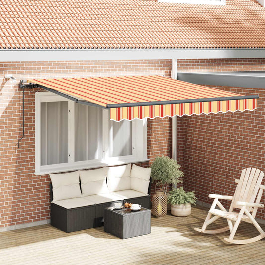 Napernyő Anyag Sárga és narancs 350 x 250 cm Poliészter
