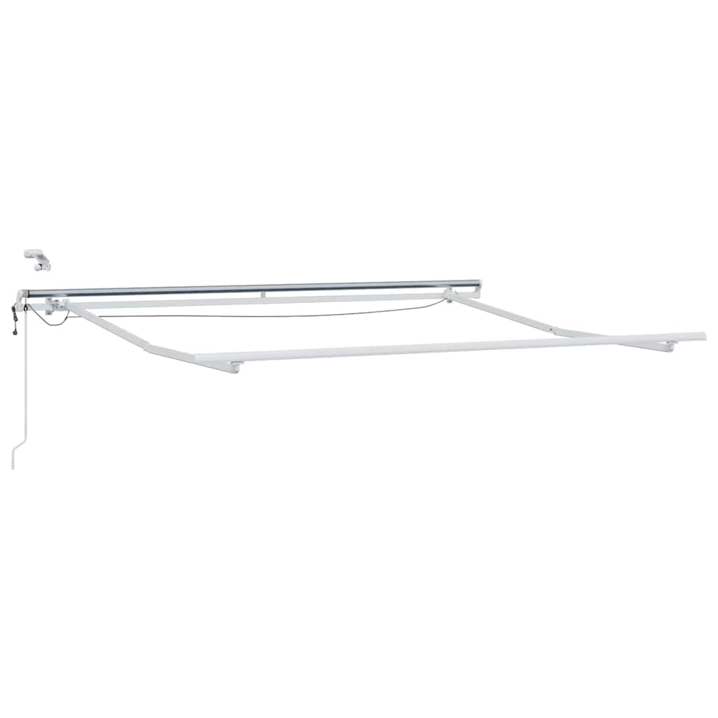 Napernyő Anyag Piros és Fehér 350 x 250 cm Poliészter