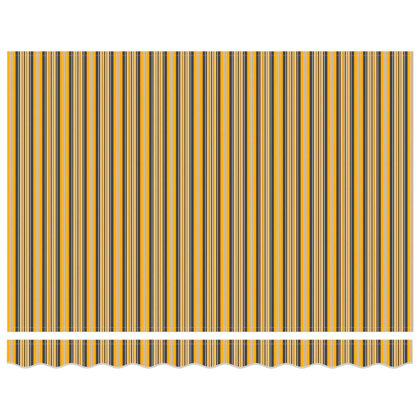 Napernyő keret Sárga és Szürke 350 x 250 cm