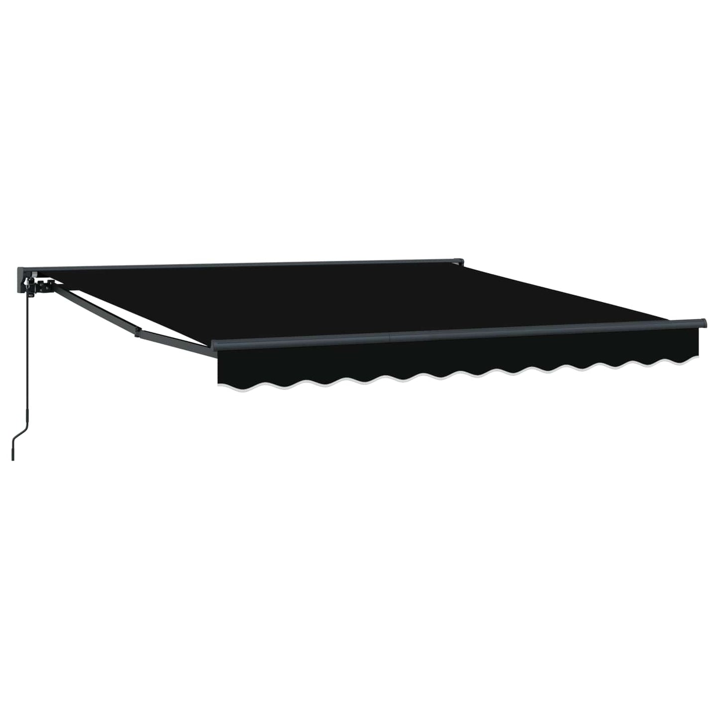Napernyő keret Fekete 350 x 250 cm Poliészter PU bevonattal