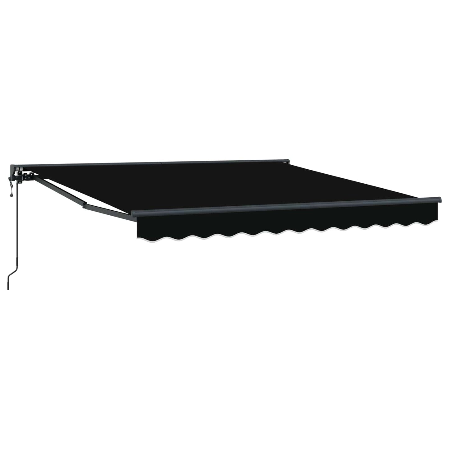 Napernyő keret Fekete 350 x 250 cm Poliészter PU bevonattal