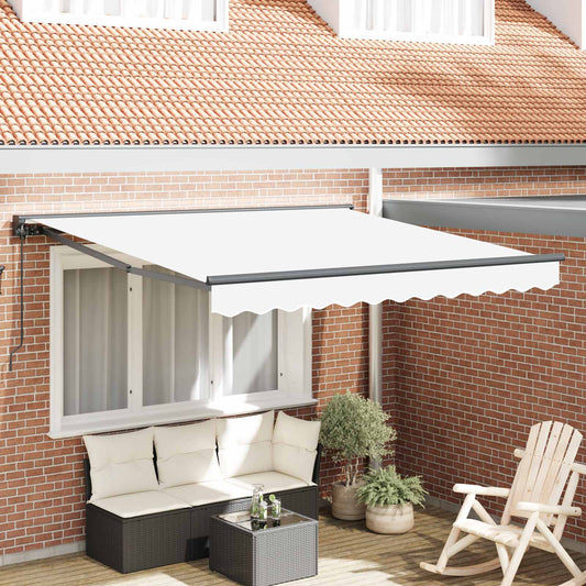 Napernyő keret Fehér 350 x 250 cm Poliészter PU bevonattal
