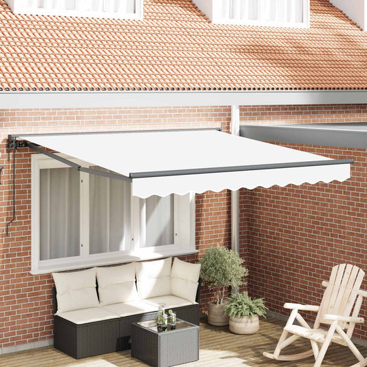 Napernyő keret Fehér 350 x 250 cm Poliészter PU bevonattal