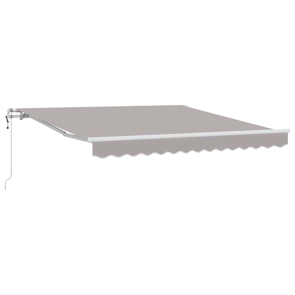 Behúzható napellenző Világosszürke 350 x 250 cm