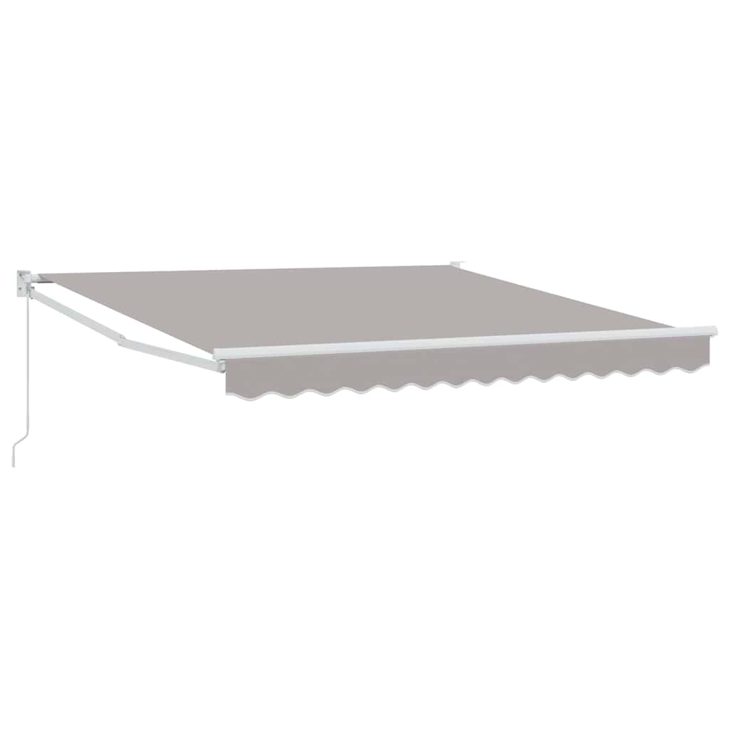 Behúzható napellenző Világosszürke 350 x 250 cm