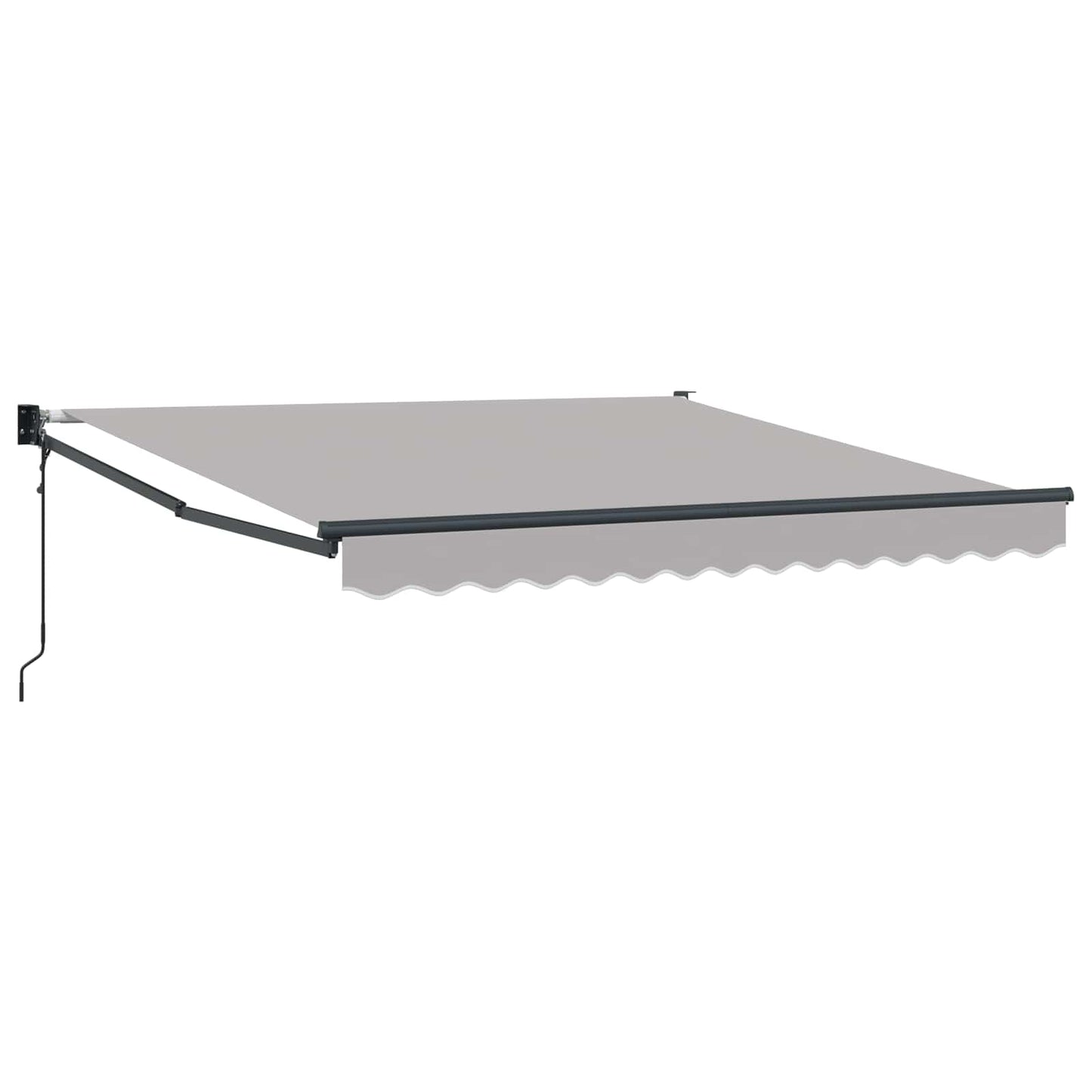 Behúzható napellenző Világosszürke 350 x 250 cm