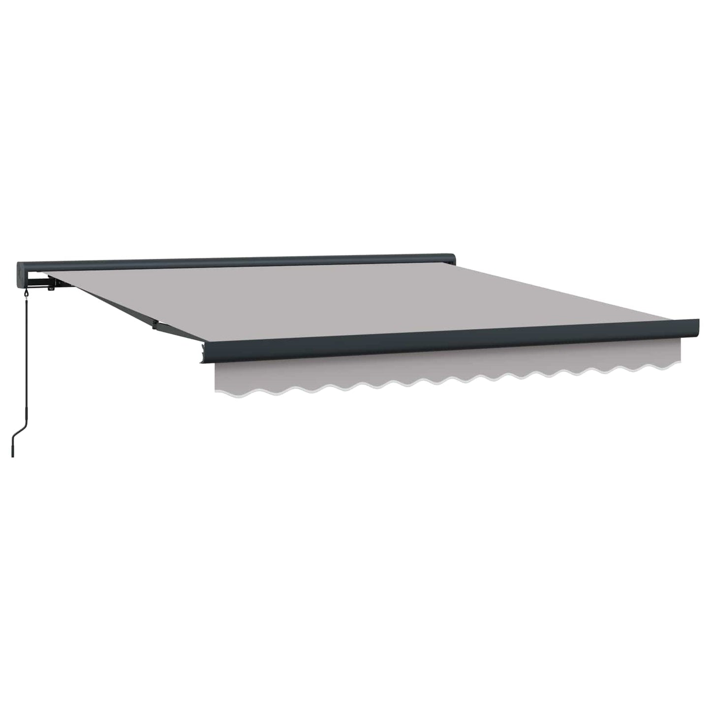 Behúzható napellenző Világosszürke 350 x 250 cm