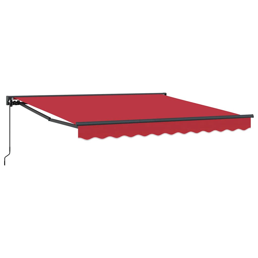 Napernyő keret Piros 350 x 250 cm Poliészter PU bevonattal