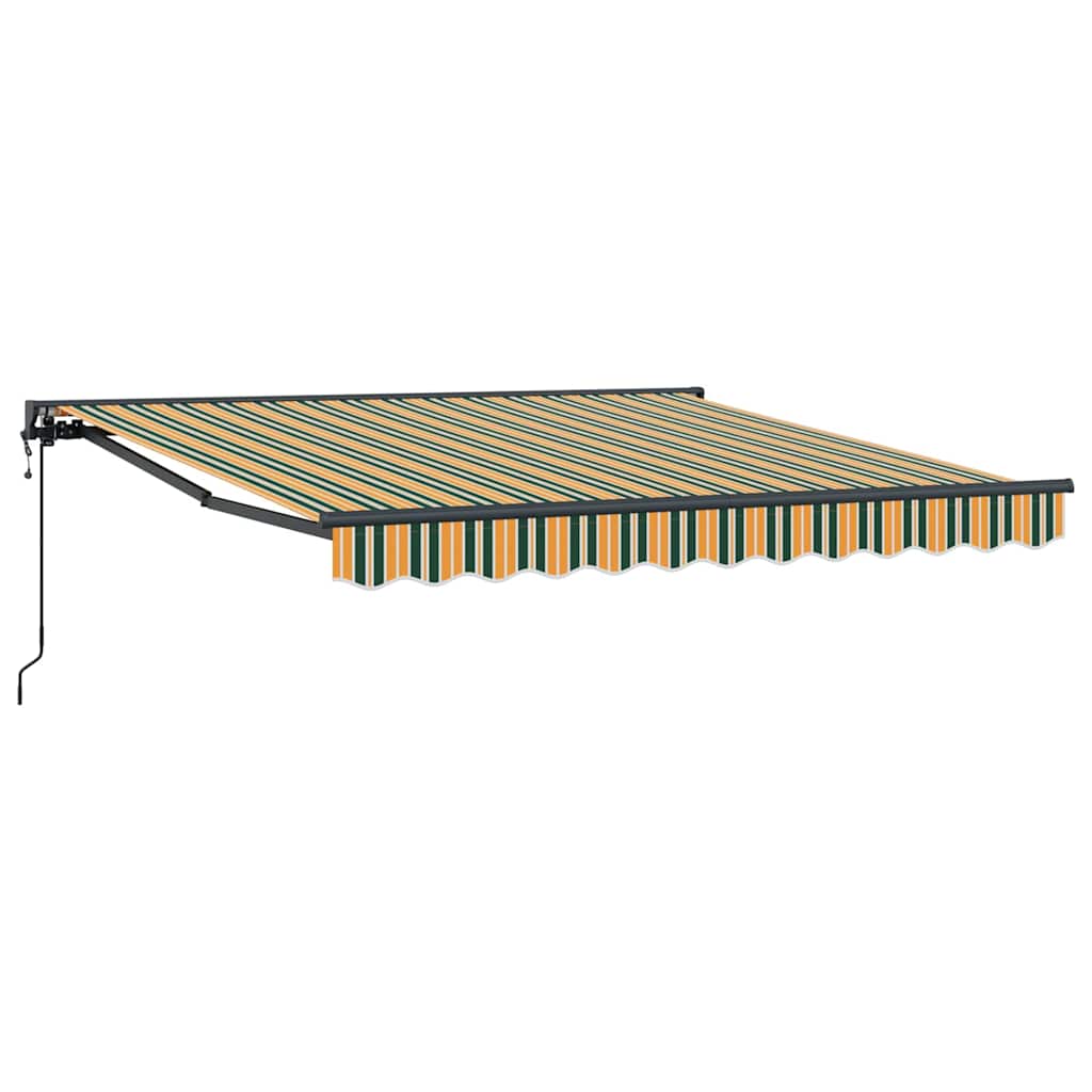 Napernyő keret Zöld és Sárga 350 x 250 cm