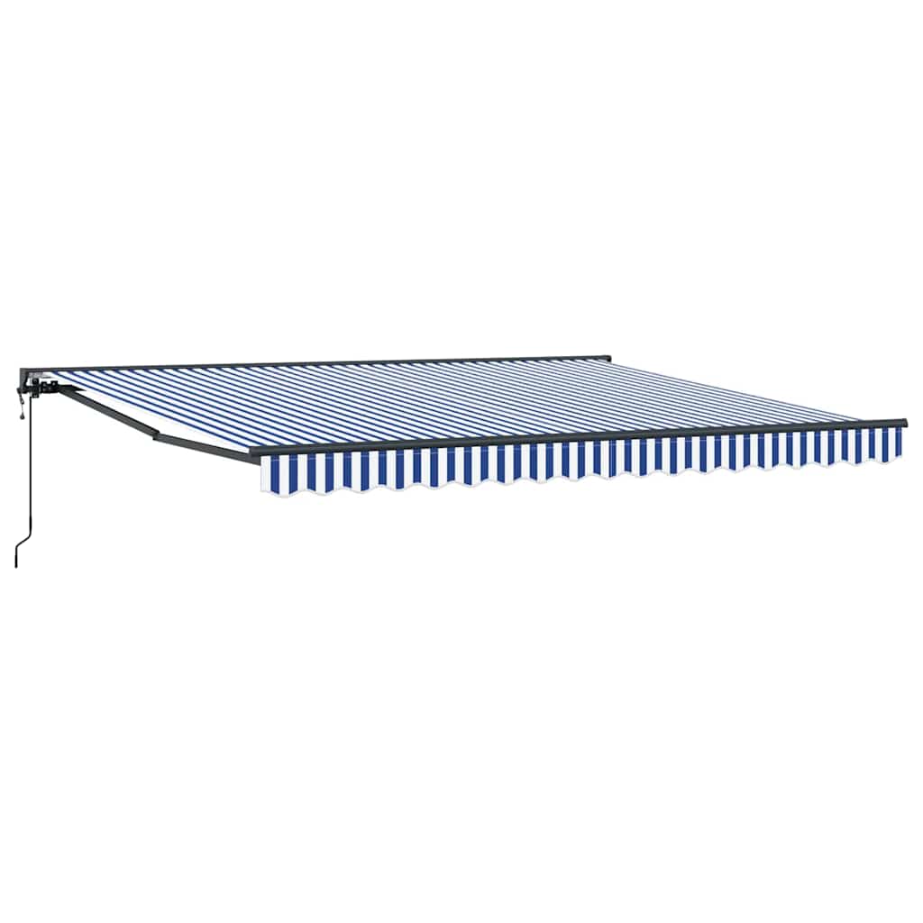 Napernyő keret Kék és Fehér 400 × 300 cm