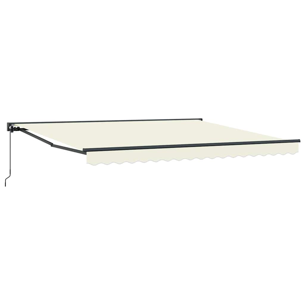 Napernyő keret Krém 400 × 300 cm Poliészter PU bevonattal