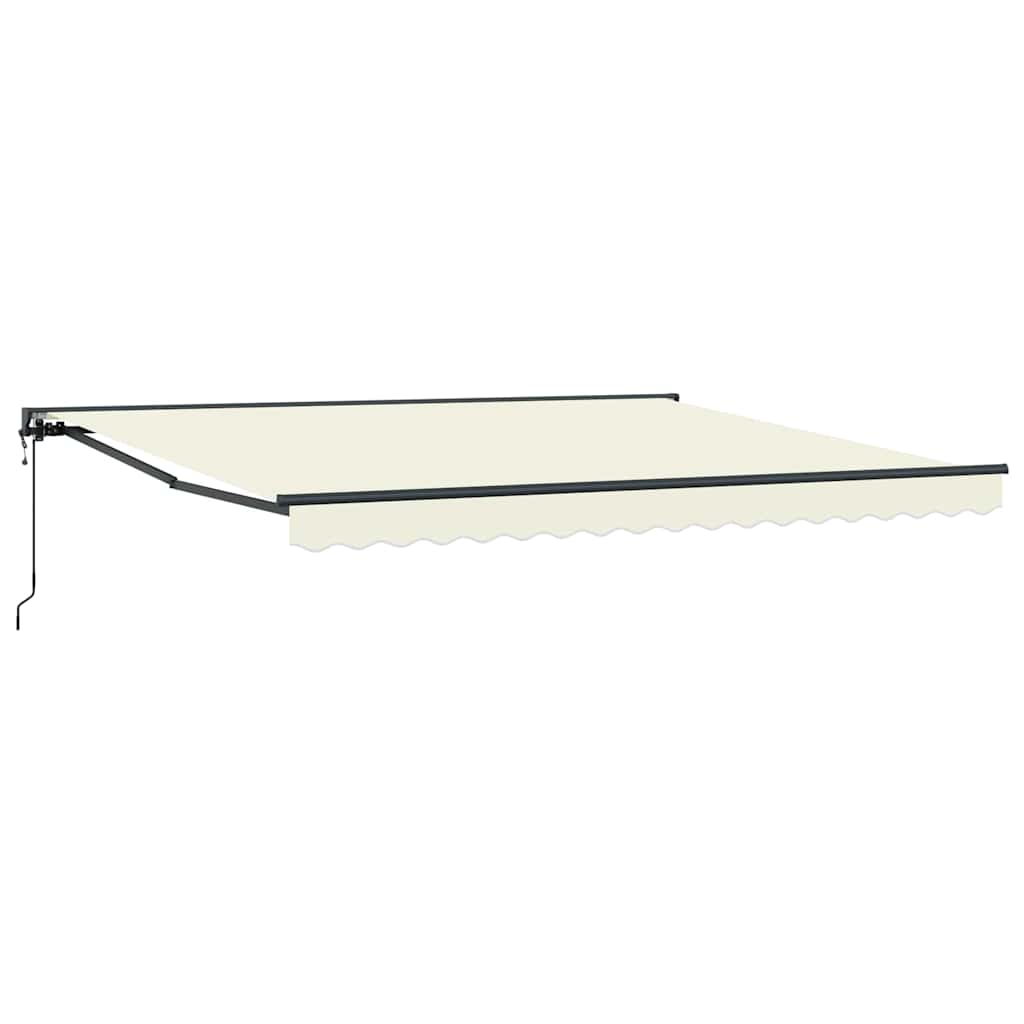 Napernyő keret Krém 400 × 300 cm Poliészter PU bevonattal