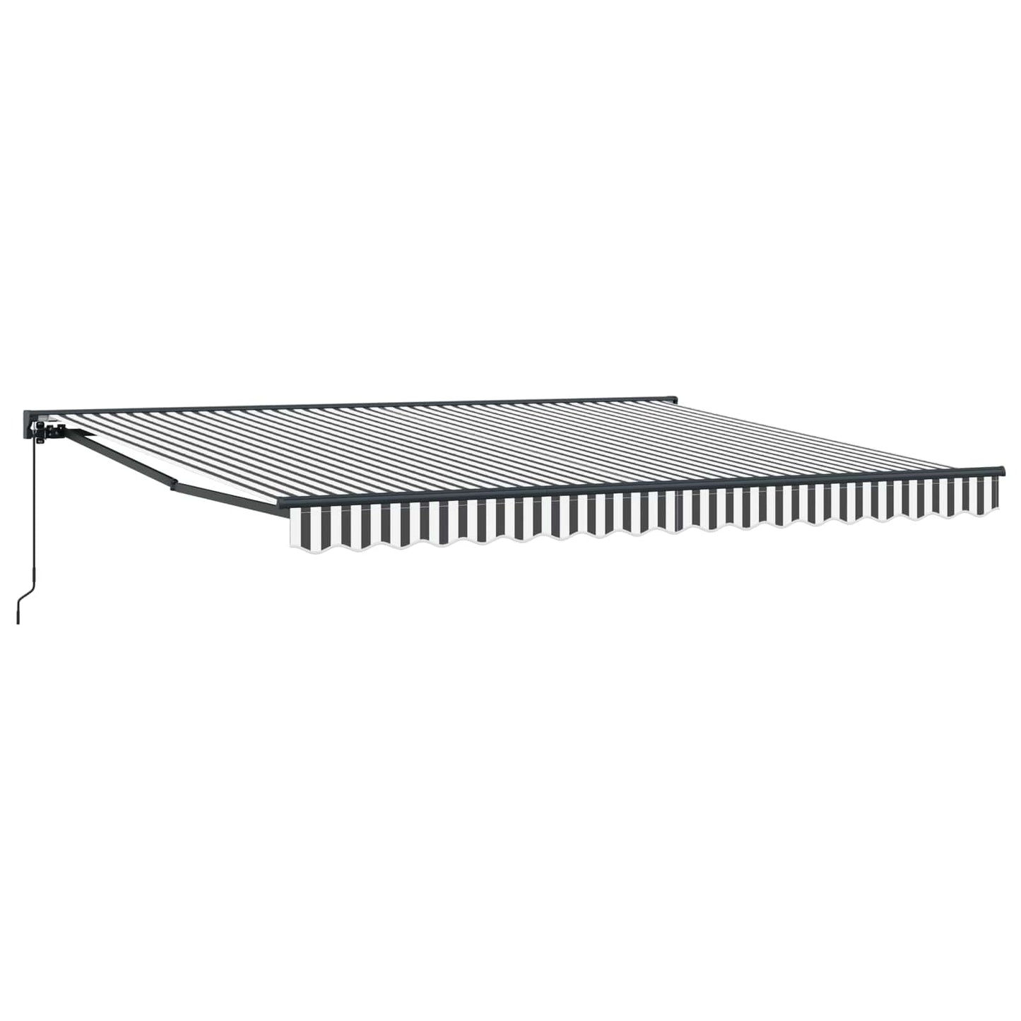 Napernyő keret Antracit és Fehér 400 × 300 cm