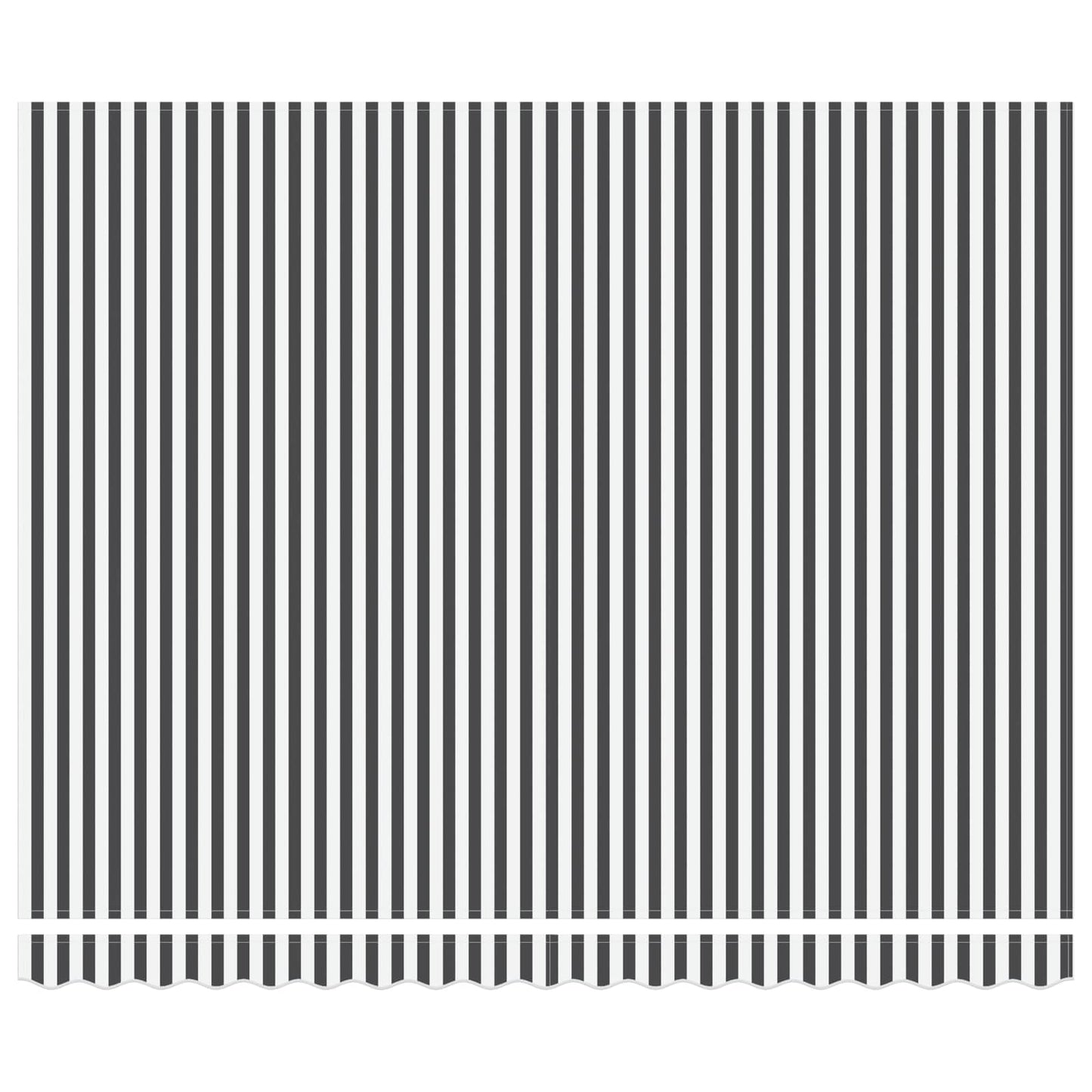 Napernyő keret Antracit és Fehér 400 × 300 cm