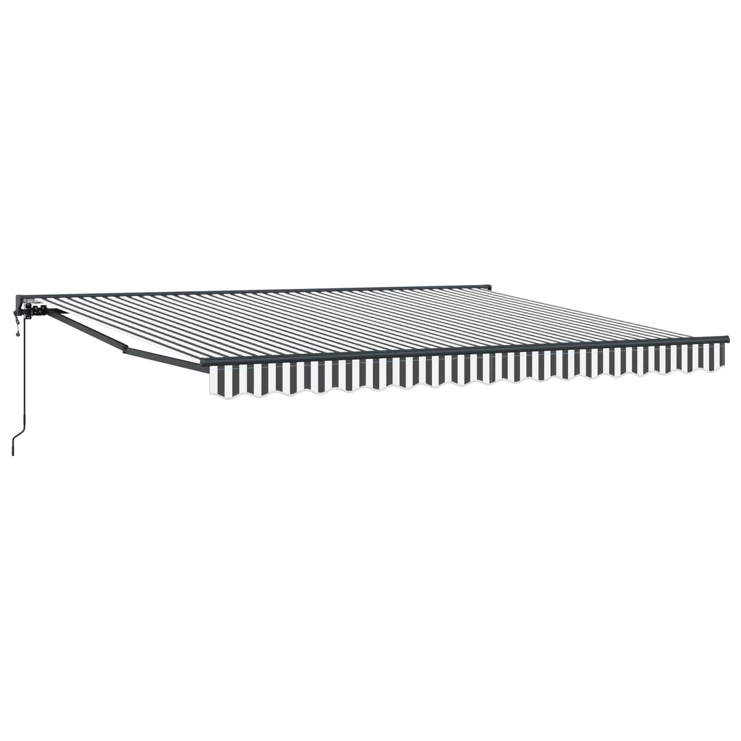 Napernyő keret Antracit és Fehér 400 × 300 cm