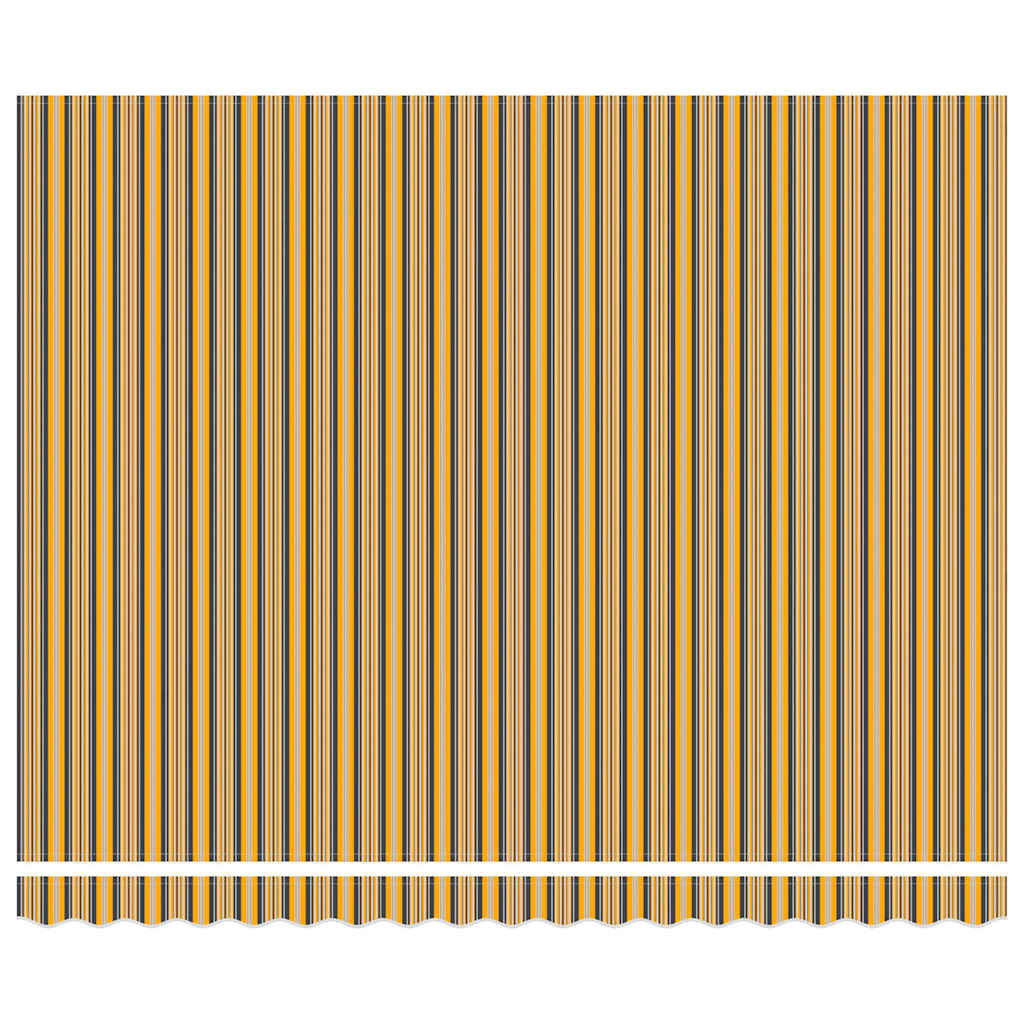 Behúzható napellenző Sokszínű 400 × 300 cm Poliészter és fém