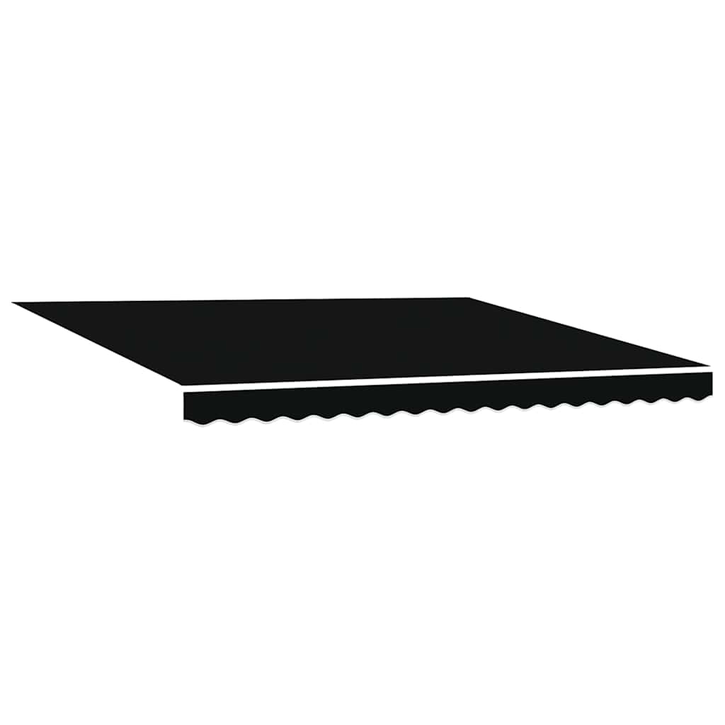 Behúzható napellenző Fekete 400 × 300 cm
