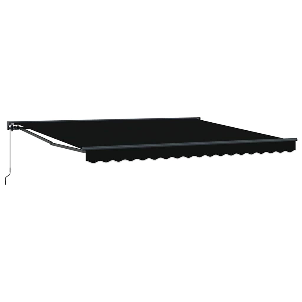 Napernyő keret Fekete 400 × 300 cm Poliészter PU bevonattal