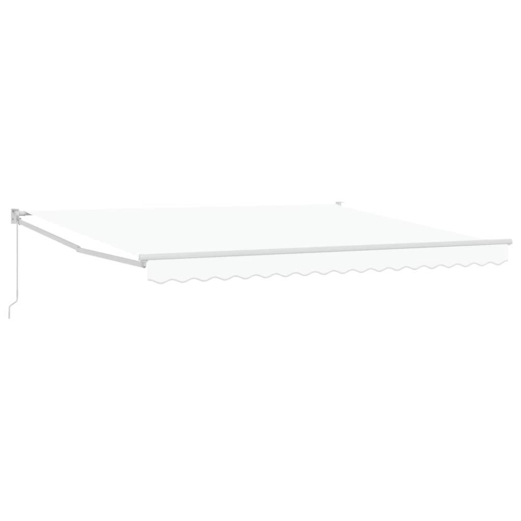 Behúzható napellenző Fehér 400 × 300 cm