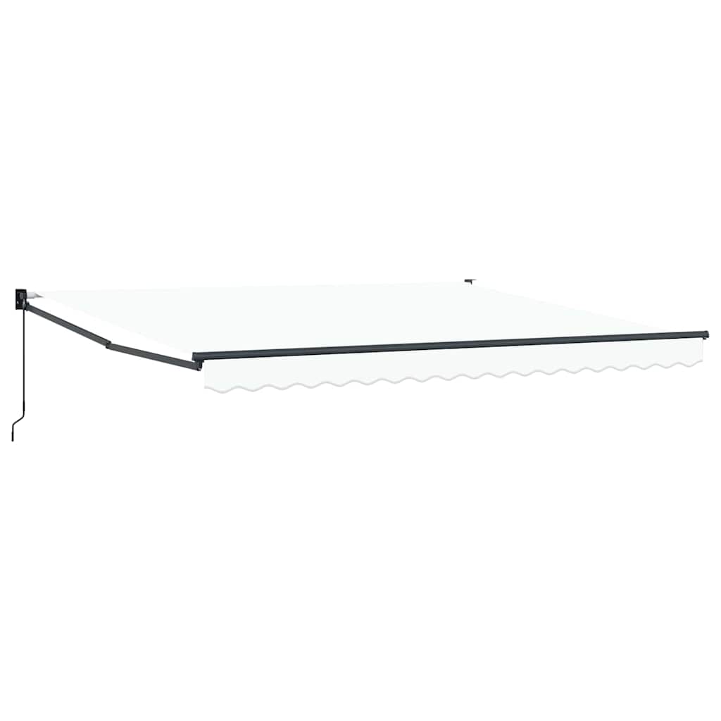 Behúzható napellenző Fehér 400 × 300 cm
