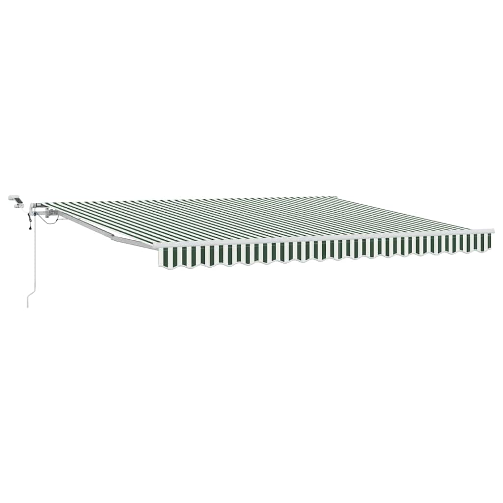 Napernyő Anyag Zöld és Fehér 400 × 300 cm Poliészter