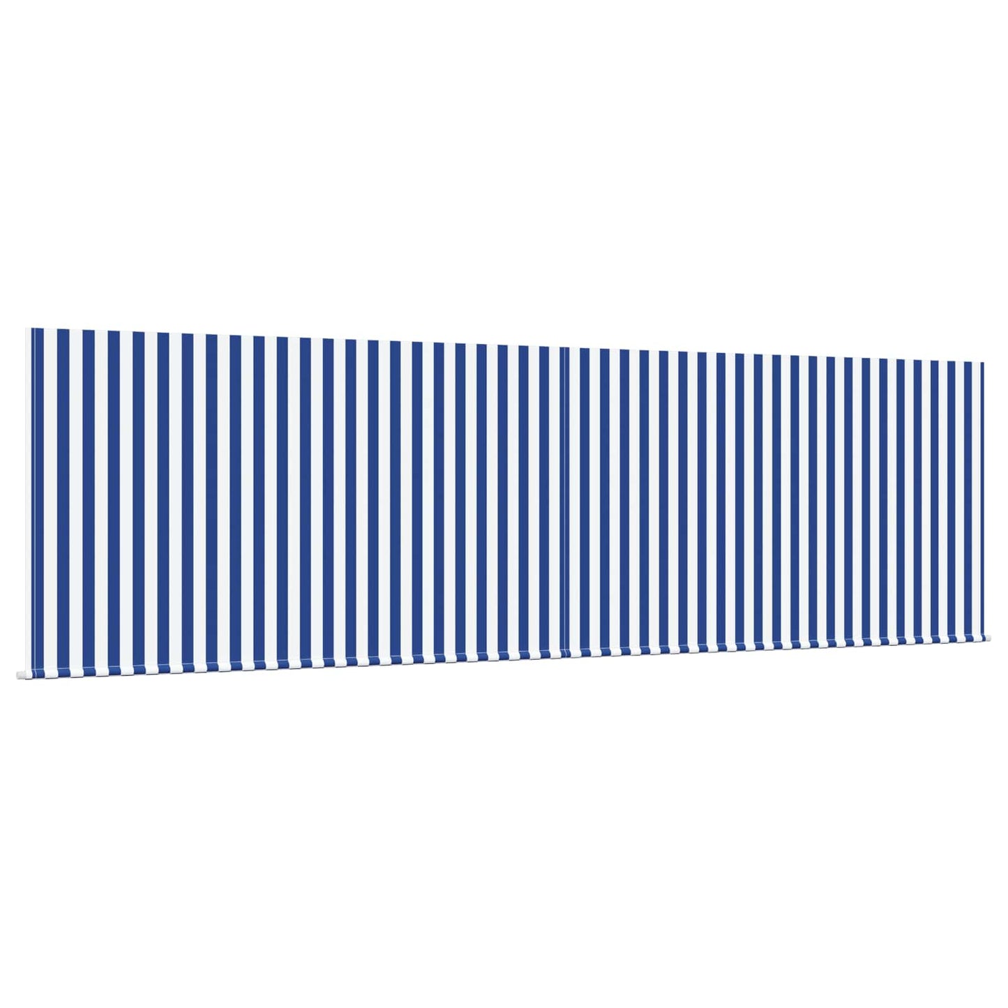 Behúzható napellenző Kék és Fehér 400 × 300 cm